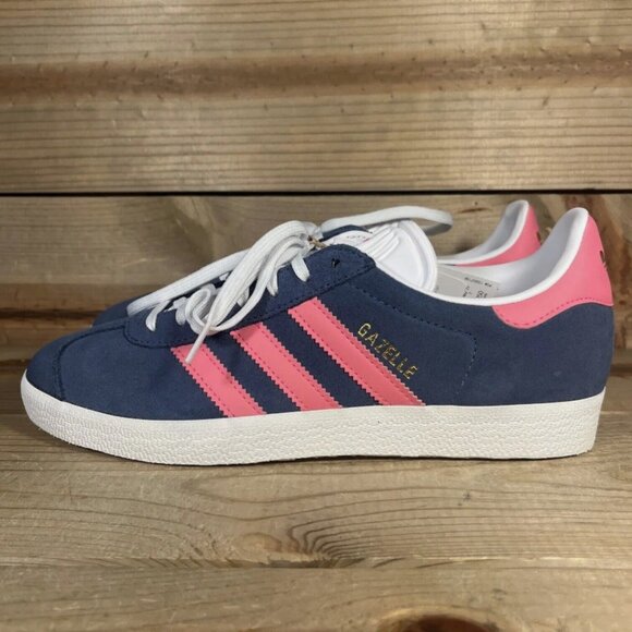 Adidas Gazelle “Preloved Ink Lucid Pink” Low Top Shoes - Picture 3 of 6